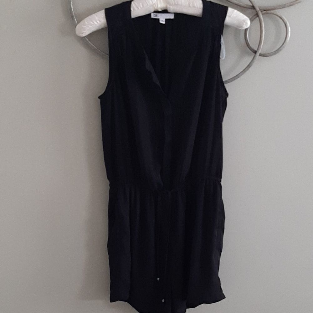 DR2 black sleeveless romper